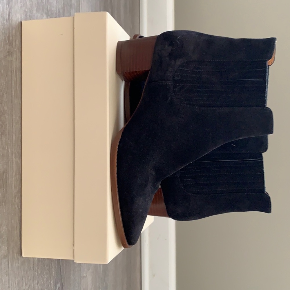 Sezane black suede bootie - Picture 2 of 6